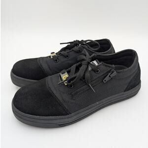 Avenger Blade Zip 3 Eye Men's Lace-Up Wide Work Shoes Black Size US8 EU41.5